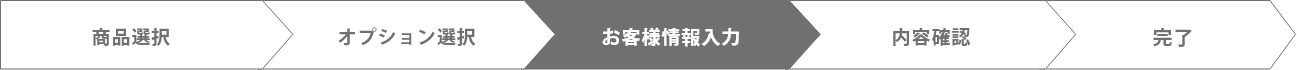 お客様情報入力