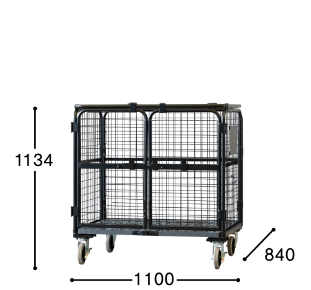 天使のカゴ台車 セキュリティBIG